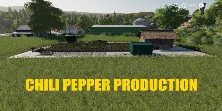 FS19 – Chili Pepper Garden V1