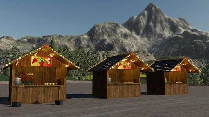 FS19 – Christmas Market Beverages V1