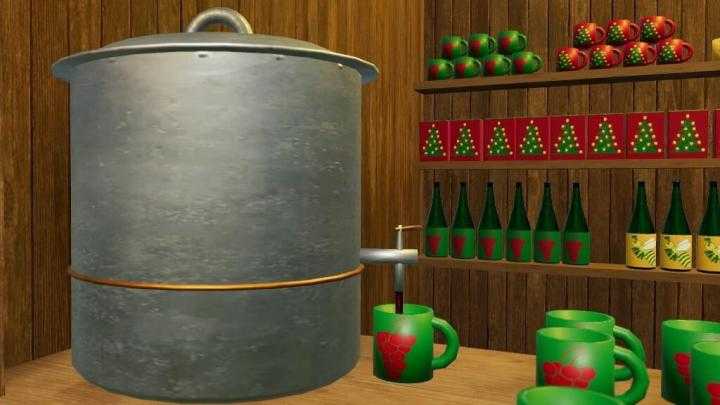 FS19 – Christmas Market Beverages V1