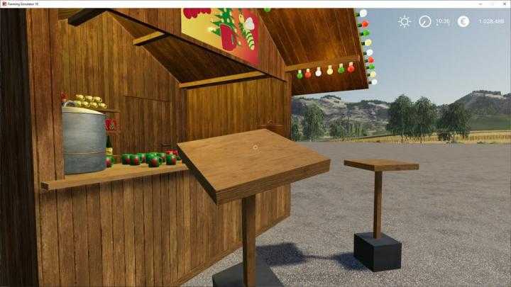 FS19 – Christmas Market Beverages V1