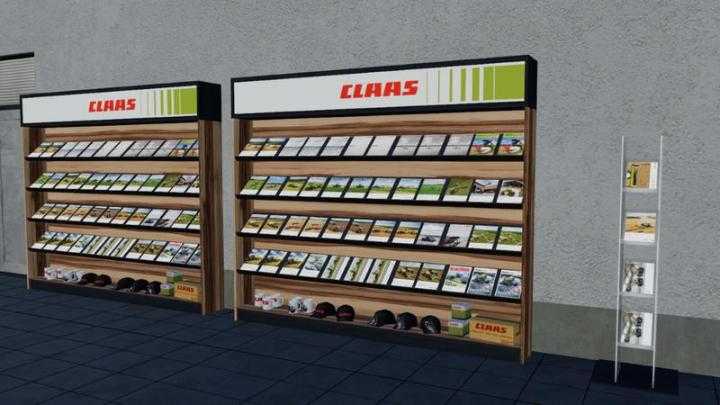 FS19 – Claas Shop And Advertising Objects V1