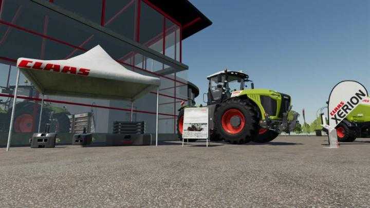 FS19 – Claas Shop And Advertising Objects V1