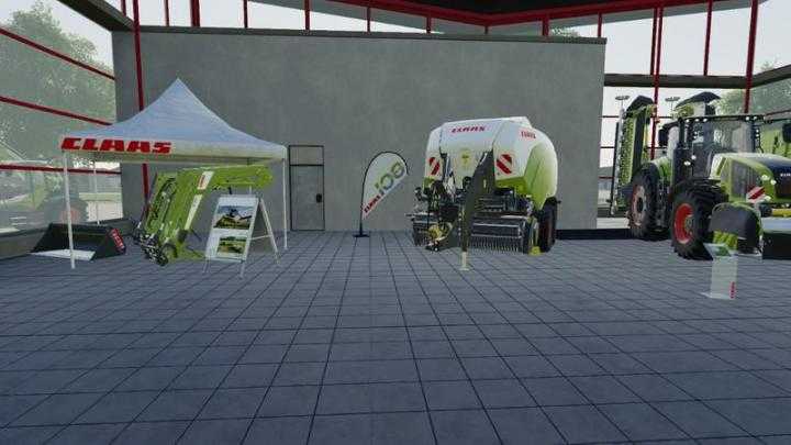 FS19 – Claas Shop And Advertising Objects V1