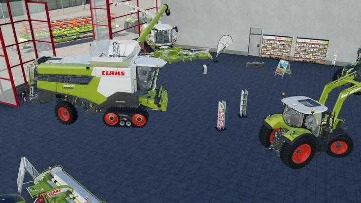 FS19 – Claas Shop And Advertising Objects V1