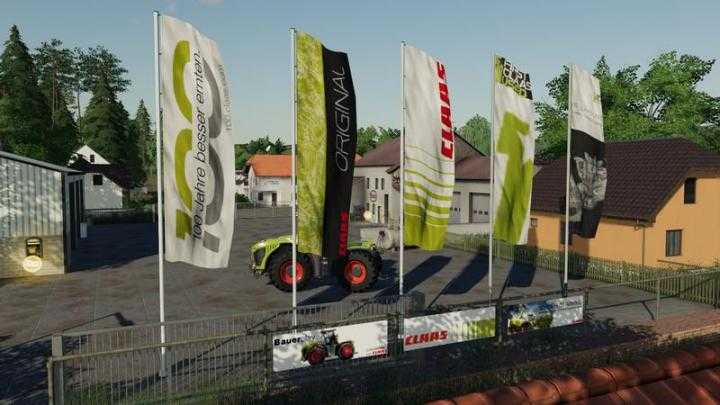 FS19 – Claas Shop And Advertising Objects V1