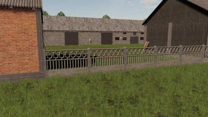 FS19 – Concrete And Brick Fences Pack V1