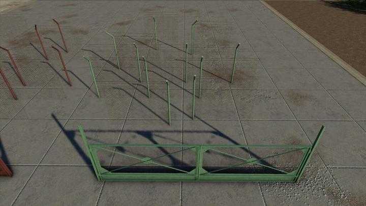 FS19 – Concrete And Metal Fences Pack V1