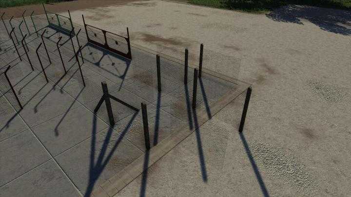 FS19 – Concrete And Metal Fences Pack V1