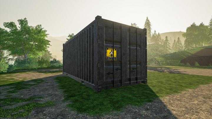 FS19 – Container Shed V1