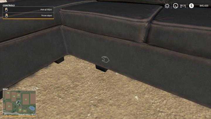 FS19 – Couch Pickupable V1