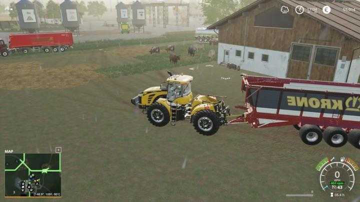 FS19 – Cow Pasture Open With No Clean V1