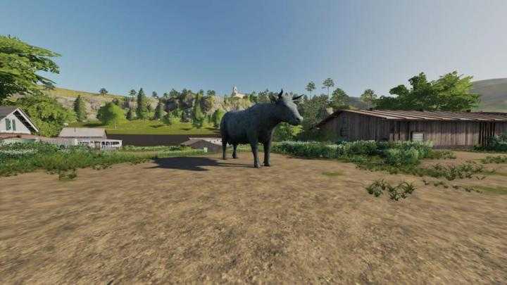 FS19 – Cow Statue V1