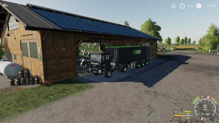 FS19 – Cowshed 2000 Without Animal Limit + No Pollution + Accessories V1.3