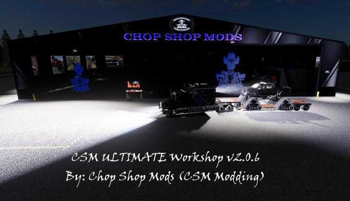 FS19 – Csm Ultimate Workshop V2.0.6