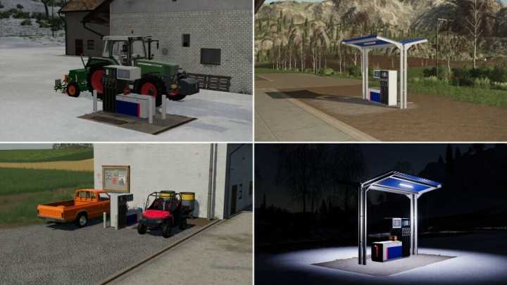 Diesel Stations Pack V1.1 FS19