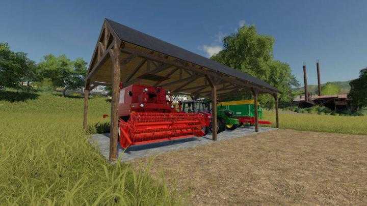 FS19 – Drewniana Wiata V1