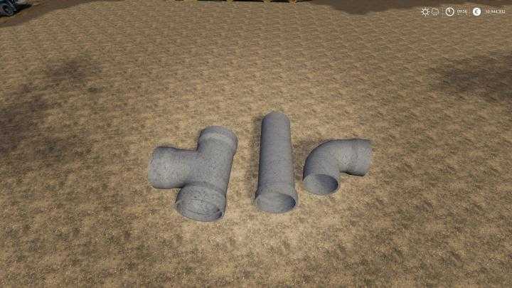 FS19 – Dynamic Concrete Pipes Pack V1