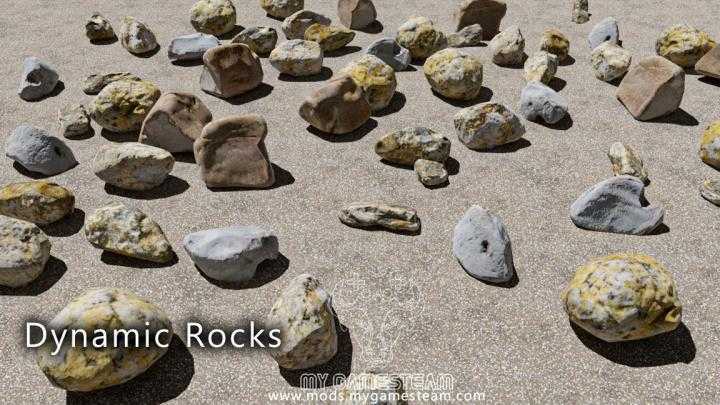 FS19 – Dynamic Rocks V1