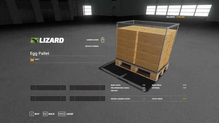 FS19 – Egg Pallet 4800 V1