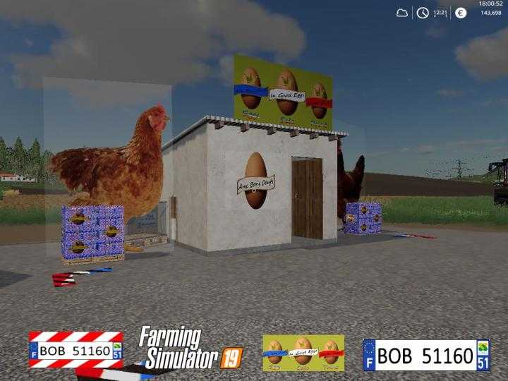 FS19 – Egg Sale Point V1