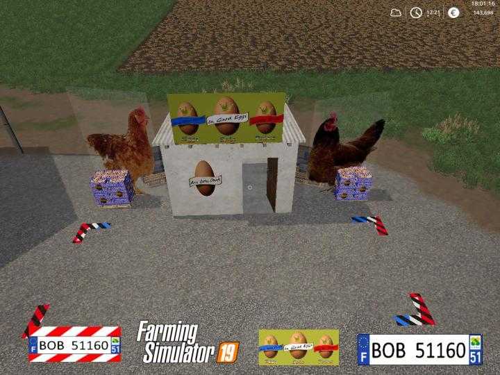 FS19 – Egg Sale Point V1