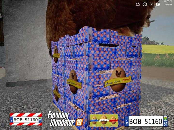 FS19 – Egg Sale Point V1