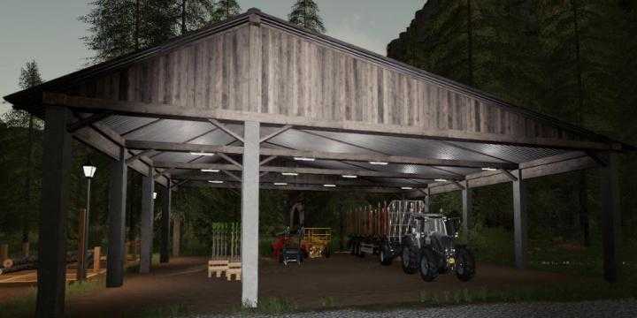 FS19 – Einfacher Unterstand V1