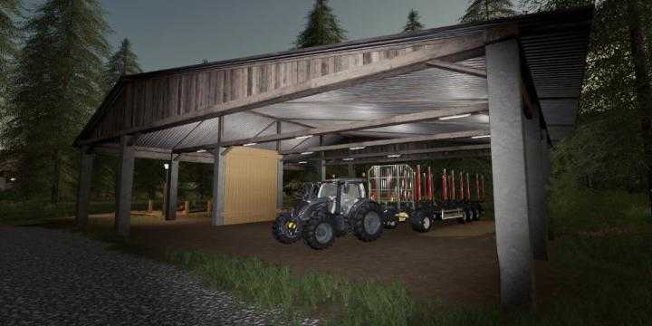 FS19 – Einfacher Unterstand V1