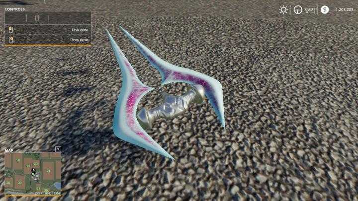 FS19 – Energy Sword Pickupable V1