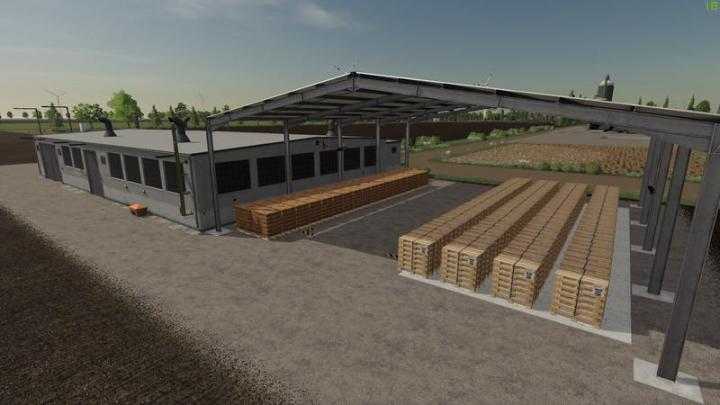 FS19 – Euro Pallet Production With Global Company Script V1.2