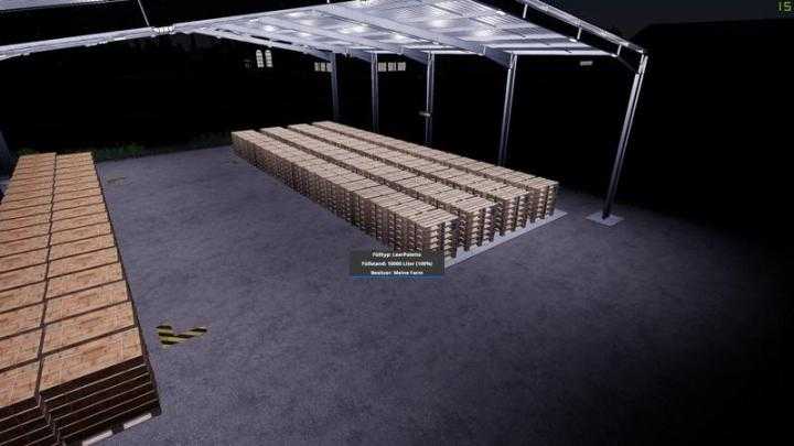 FS19 – Euro Pallet Production With Global Company Script V1.2