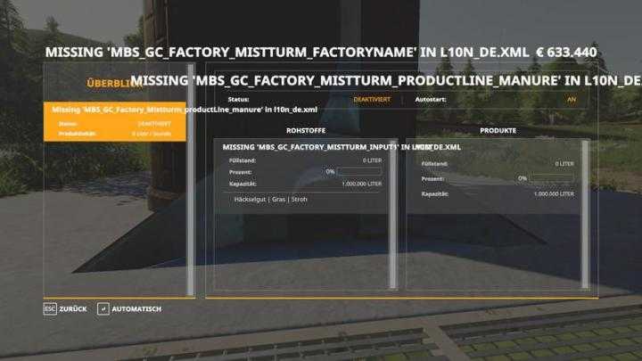 FS19 – Factory Set V1