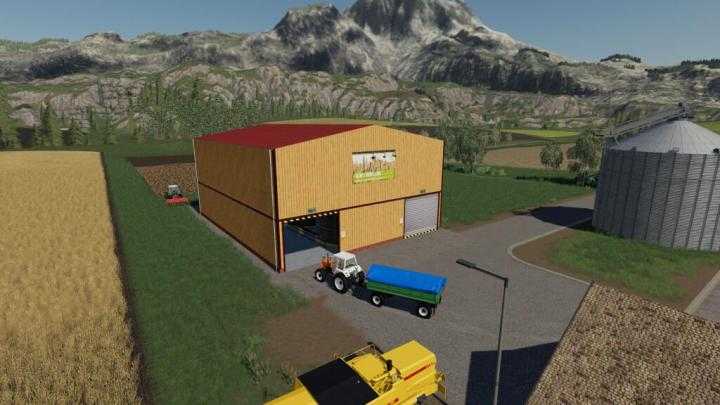 FS19 – Farm Hall Silo V1