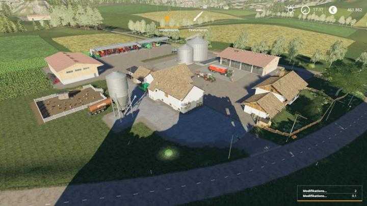 FS19 – Feldbrunn Reconstruction With Stables V1