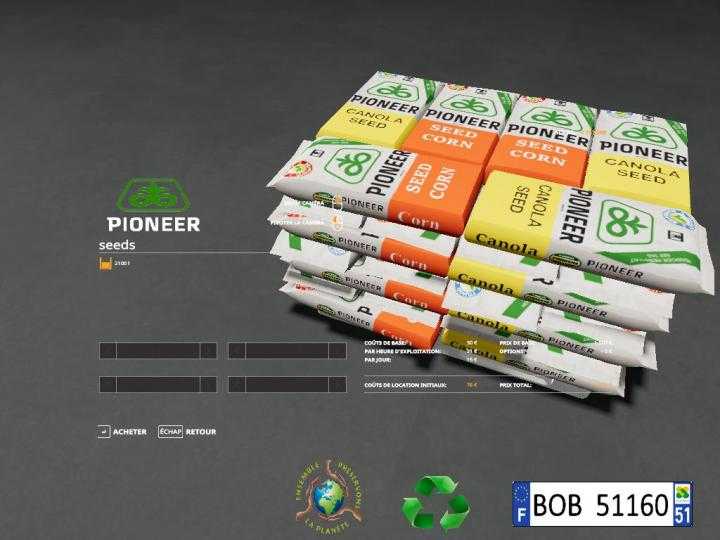 FS19 – Fertilizer Seeds Pallets By Bob51160 V1