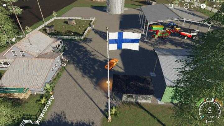 FS19 – Finland Flag V1