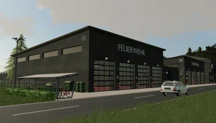 Fire Station For Professional Fire Brigades V1.0 FS19