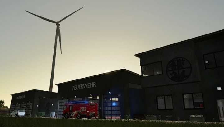 Fire Station For Professional Fire Brigades V1.0 FS19