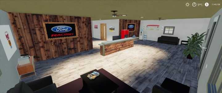 Ford Racing Garage V1.0 FS19