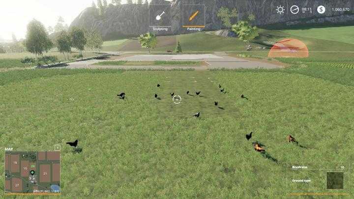 FS19 – Free Range Chickens V1