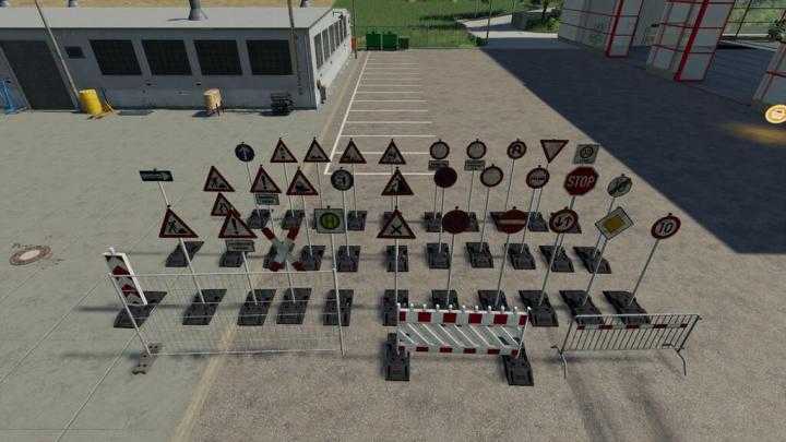 FS19 – German Road Signs V1.1