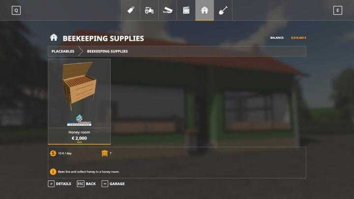 FS19 – Globalcompany – Productions – Honey V1