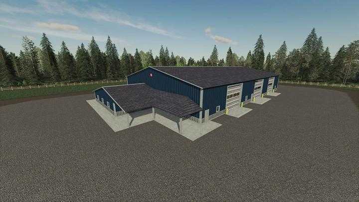 FS19 – Glx Morton Pole Barn 72X160 V1