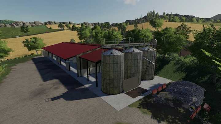 Grain Buildings With Silo V1.0 FS19