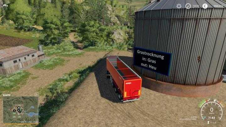 FS19 – Grass Drying V1.0.3.0