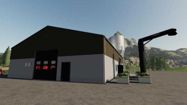 FS19 – Hall With Silo V3