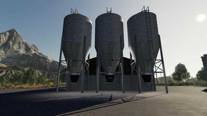 FS19 – Hall With Silo V3