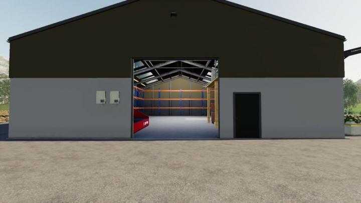 FS19 – Hall With Silo V3