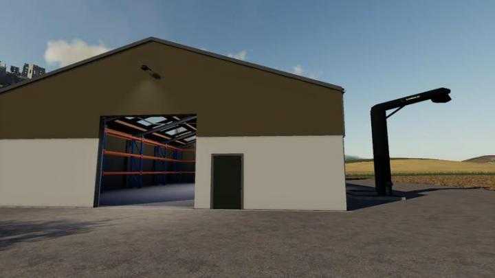 FS19 – Hall With Silo V3