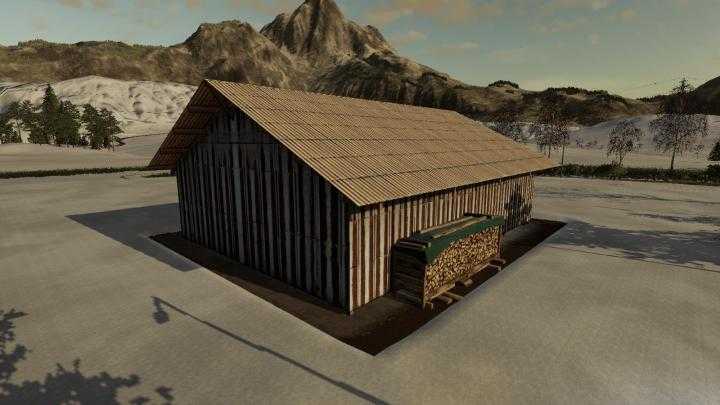 FS19 – Hangar Bois Metal V2